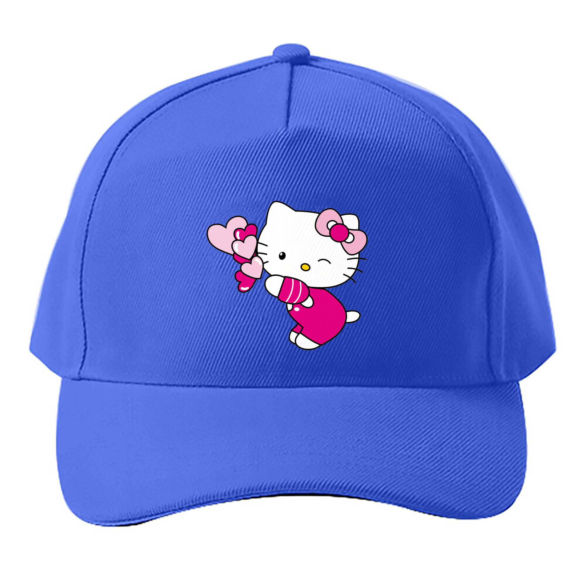（画像用） Hello Kitty ハローキティ ベースボールキャップ 綿100％ 男女兼用 帽子 スポーツ